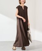【フレームワーク/FRAMeWORK】のLINEN フレアワンピース 大人の最旬トレンドファッション＆コーディネート founy(ファウニー) ファッション Fashion レディースファッション Fashion for Women ワンピース Dresses スリーブ Sleeve, Long Sleeve / Short Sleeve センター Center, Center Line フレア Flare, Flared フレンチ French, French Style フロント Front, Front Design リネン Linen, Linen Fabric リラックス Relax, Relaxed Fit 夏 Summer thumbnail ブラウン|ID: prp329100004987303 ipo3291000000037360148