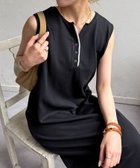 【ゼヴォン/Thevon】のヘンリーネックカットノースリワンピース 大人の最旬トレンドファッション＆コーディネート founy(ファウニー) ファッション Fashion レディースファッション Fashion for Women ワンピース Dresses アクセサリー Fashion Accessories 春 Spring カットソー Cut and Sewn Top サンダル Sandals, Summer Shoes ジャケット Jacket, Outerwear ノースリーブ Sleeveless, No-Sleeve パール Pearl, Pearl Accent リラックス Relax, Relaxed Fit S/S・春夏 SS, Spring/Summer, Warm Season 再入荷 Restock / Back in Stock おすすめ Recommended / Our Picks 夏 Summer エレガント 上品 Elegant 2026年 2026 2026春夏・S/S Spring/Summer 2026 SS26 thumbnail ブラック|ID: prp329100004987306 ipo3291000000037360162