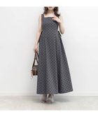 【ランダ/RANDA】のフロッキードットフィットアンドフレアワンピース 大人の最旬トレンドファッション＆コーディネート founy(ファウニー) ファッション Fashion レディースファッション Fashion for Women ワンピース Dresses インナー Innerwear シャーリング Shirring, Ruched デコルテ Décolleté, Neckline ドット Polka Dot, Dot Pattern フィット Fit, Slim Fit フェミニン Feminine, Girly フォルム Silhouette, Form フレア Flare, Flared エレガント 上品 Elegant 切替 Switching, Contrast Panel thumbnail D.GRAY|ID: prp329100004987313 ipo3291000000037360187