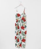【アミナコレクション/Amina Collection】の【カヒコ】ハカラウキャミワンピース 大人の最旬トレンドファッション＆コーディネート founy(ファウニー) ファッション Fashion レディースファッション Fashion for Women ワンピース Dresses キャミソールワンピース Camisole Dresses キャミワンピース Cami Dress, Slip Dress シャーリング Shirring, Ruched フィット Fit, Slim Fit リゾート Resort, Vacation Style thumbnail ホワイト×レッド|ID: prp329100004987330 ipo3291000000037360278
