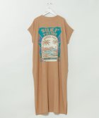 【アミナコレクション/Amina Collection】の【カヒコ】ビーチリーワンピース【SURF Palms】 大人の最旬トレンドファッション＆コーディネート founy(ファウニー) ファッション Fashion レディースファッション Fashion for Women ワンピース Dresses おすすめ Recommended / Our Picks カットソー Cut and Sewn Top カラフル Colorful Design プリント Print, Printed Pattern ポケット Pocket, Pocket Detail thumbnail ベージュ|ID: prp329100004987333 ipo3291000000037360294