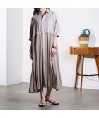 【ローズバッド/ROSE BUD】のPLEATED SKIRT MIX FABRIC S/S SHIRT DRESS 大人の最旬トレンドファッション＆コーディネート founy(ファウニー) ファッション Fashion レディースファッション Fashion for Women ワンピース Dresses フォーマル・パーティードレス・結婚式用ドレス Elegant & Casual Dresses スカート Skirts プリーツスカート / 上品フェミニンスタイル Pleated Skirts エレガント 上品 Elegant オケージョン Occasion Wear ガウン Gown, Robe ジーンズ Jeans, Denim Pants スウェット / スエット Sweatshirt, Sweatwear スタンダード Standard, Basic ドッキング Docking, Mixed Material ドレス Dress, One-Piece プリーツ Pleats, Pleated ボトム Bottoms, Lower Wear 羽織 Haori, Light Jacket ミックス Mix, Mixed Style ルーズ Loose, Oversized ワイド Wide, Wide Fit S/S・春夏 SS, Spring/Summer, Warm Season 夏 Summer thumbnail GREY|ID: prp329100004987334 ipo3291000000037360297