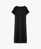 【アニエスベー ファム/agnes b. FEMME】のロゴ プリント 半袖 Tシャツ ワンピース 大人の最旬トレンドファッション＆コーディネート founy(ファウニー) ファッション Fashion レディースファッション Fashion for Women ワンピース Dresses シャツワンピース / 1枚で着映えコーデ Shirt Dresses スリット Slit, Slit Detail デニム Denim, Jeans Material フロント Front, Front Design プリント Print, Printed Pattern 半袖 Short Sleeve, Half Sleeve thumbnail ホワイト×ブラック|ID: prp329100004987336 ipo3291000000037360307