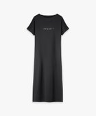 【アニエスベー ファム/agnes b. FEMME】のロゴ プリント 半袖 Tシャツ ワンピース 大人の最旬トレンドファッション＆コーディネート founy(ファウニー) ファッション Fashion レディースファッション Fashion for Women ワンピース Dresses シャツワンピース / 1枚で着映えコーデ Shirt Dresses スリット Slit, Slit Detail デニム Denim, Jeans Material フロント Front, Front Design プリント Print, Printed Pattern 半袖 Short Sleeve, Half Sleeve thumbnail ブラック系その他|ID: prp329100004987337 ipo3291000000037360309