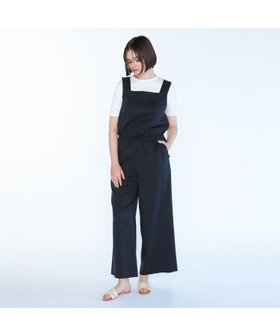 【スキャパ/SCAPA】のナチュラルチノオールインワン 大人の最旬トレンドファッション＆コーディネート founy(ファウニー) ファッション Fashion レディースファッション Fashion for Women ワンピース Dresses オールインワン・ワンピース Dresses and Jumpsuits ギャザー Gathered, Ruffled ドローストリング Drawstring, Pull Cord ワイド Wide, Wide Fit |ID:prp329100004987339