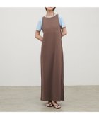 【ラルタ/LARUTA】のWeb限定 マットポンチアメスリワンピ 大人の最旬トレンドファッション＆コーディネート founy(ファウニー) ファッション Fashion レディースファッション Fashion for Women ワンピース Dresses アクセサリー Fashion Accessories サンダル Sandals, Summer Shoes シンプル Simple, Minimal ジャケット Jacket, Outerwear スニーカー Sneakers, Trainers ノースリーブ Sleeveless, No-Sleeve リラックス Relax, Relaxed Fit 再入荷 Restock / Back in Stock エレガント 上品 Elegant 2026年 2026 2026春夏・S/S Spring/Summer 2026 SS26 thumbnail ブラウン|ID: prp329100004987345 ipo3291000000037360359