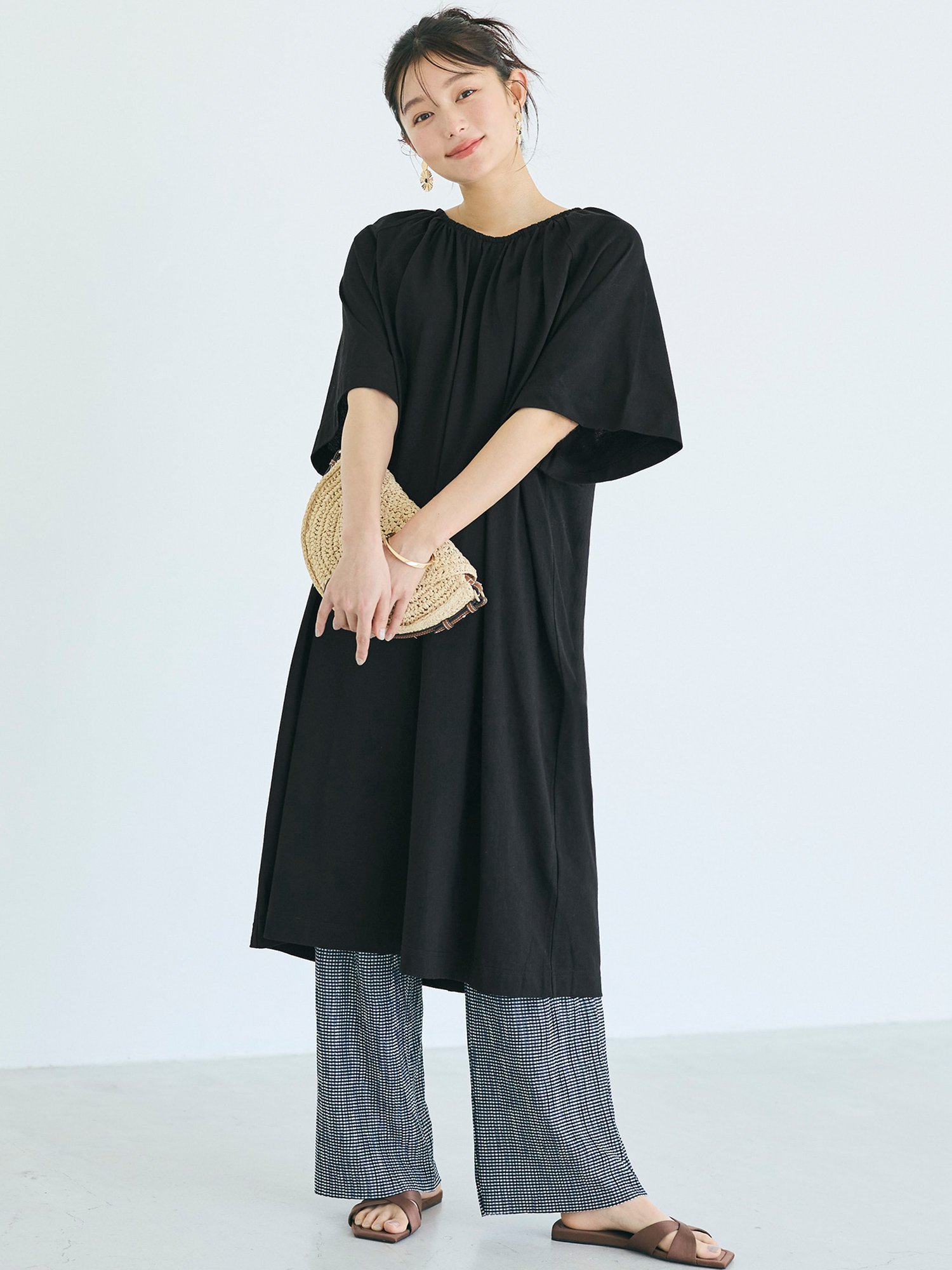 【コカ/COCA】のカットバックリボンギャザーワンピース 大人の最旬トレンドファッション＆コーディネート founy(ファウニー) 　ファッション　Fashion　レディースファッション　Fashion for Women　ワンピース　Dresses　 other-1|ID: prp329100004987347 ipo3291000000037360372
