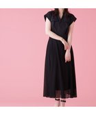 【ピンキーアンドダイアン/Pinky&Dianne】のシアーチェックワンピース 大人の最旬トレンドファッション＆コーディネート founy(ファウニー) ファッション Fashion レディースファッション Fashion for Women ワンピース Dresses カフス Cuff Design ギンガム Gingham, Gingham Fabric コンパクト Compact, Small Size スタンダード Standard, Basic ストレッチ Stretch, Stretchy Fabric スポーティ Sporty, Casual Athletic チェック Check, Plaid, Tartan ドッキング Docking, Mixed Material フラップ Flap, Flap Pocket フレンチ French, French Style メッシュ Mesh, Net Fabric 無地 Plain, Solid Color thumbnail ブラック|ID: prp329100004987348 ipo3291000000037360377
