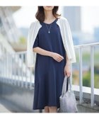 【リフレクト/Reflect】のきれい見えフレアラインワンピース 大人の最旬トレンドファッション＆コーディネート founy(ファウニー) ファッション Fashion レディースファッション Fashion for Women ワンピース Dresses ギャザー Gathered, Ruffled スマート Smart, Elegant スリーブ Sleeve, Long Sleeve / Short Sleeve フレア Flare, Flared ポケット Pocket, Pocket Detail リラックス Relax, Relaxed Fit 切替 Switching, Contrast Panel thumbnail ネイビー|ID: prp329100004987351 ipo3291000000037360394