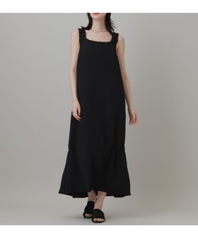 【ラコレ/LAKOLE】の裾シャーリングワンピース 大人の最旬トレンドファッション＆コーディネート founy(ファウニー) ファッション Fashion レディースファッション Fashion for Women ワンピース Dresses インナー Innerwear コンパクト Compact, Small Size シャーリング Shirring, Ruched シンプル Simple, Minimal スクエア Square, Square Shape タンク Tank Top, Sleeveless Top ティアード Tiered, Tiered Style デコルテ Décolleté, Neckline デニム Denim, Jeans Material ノースリーブ Sleeveless, No-Sleeve ブラウジング Blouson Silhouette, Cinched Waist マキシ Maxi, Full Length ロング Long, Long-Length ワイド Wide, Wide Fit 夏 Summer |ID:prp329100004987355