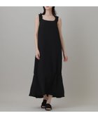 【ラコレ/LAKOLE】の裾シャーリングワンピース 大人の最旬トレンドファッション＆コーディネート founy(ファウニー) ファッション Fashion レディースファッション Fashion for Women ワンピース Dresses インナー Innerwear コンパクト Compact, Small Size シャーリング Shirring, Ruched シンプル Simple, Minimal スクエア Square, Square Shape タンク Tank Top, Sleeveless Top ティアード Tiered, Tiered Style デコルテ Décolleté, Neckline デニム Denim, Jeans Material ノースリーブ Sleeveless, No-Sleeve ブラウジング Blouson Silhouette, Cinched Waist マキシ Maxi, Full Length ロング Long, Long-Length ワイド Wide, Wide Fit 夏 Summer thumbnail ブラック|ID: prp329100004987355 ipo3291000000037360405