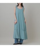 【ラコレ/LAKOLE】の裾シャーリングワンピース 大人の最旬トレンドファッション＆コーディネート founy(ファウニー) ファッション Fashion レディースファッション Fashion for Women ワンピース Dresses インナー Innerwear コンパクト Compact, Small Size シャーリング Shirring, Ruched シンプル Simple, Minimal スクエア Square, Square Shape タンク Tank Top, Sleeveless Top ティアード Tiered, Tiered Style デコルテ Décolleté, Neckline デニム Denim, Jeans Material ノースリーブ Sleeveless, No-Sleeve ブラウジング Blouson Silhouette, Cinched Waist マキシ Maxi, Full Length ロング Long, Long-Length ワイド Wide, Wide Fit 夏 Summer thumbnail ブルー|ID: prp329100004987355 ipo3291000000037360407
