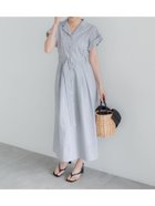 【テチチ/Te chichi】の綿サッカーワンピース 大人の最旬トレンドファッション＆コーディネート founy(ファウニー) ファッション Fashion レディースファッション Fashion for Women ワンピース Dresses サッカー Seersucker, Summer Fabric thumbnail ブルー|ID: prp329100004987358 ipo3291000000037360418