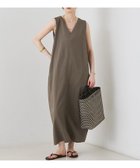 【ルージュヴィフラクレ/Rouge vif la cle】の【2サイズ展開】【定番人気】麻混ノースリーブVネックワンピース/ポケット付き/コ 大人の最旬トレンドファッション＆コーディネート founy(ファウニー) ファッション Fashion レディースファッション Fashion for Women ワンピース Dresses インナー Innerwear コクーン Cocoon, Cocoon Silhouette サンダル Sandals, Summer Shoes シンプル Simple, Minimal スリット Slit, Slit Detail 定番 Standard, Basic Item ノースリーブ Sleeveless, No-Sleeve 人気 Popular, Best Seller ポケット Pocket, Pocket Detail リネン Linen, Linen Fabric ロング Long, Long-Length おすすめ Recommended / Our Picks 夏 Summer thumbnail モカ|ID: prp329100004987360 ipo3291000000037360424