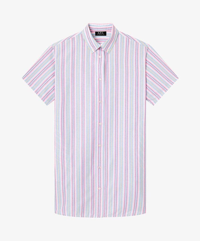 【アーペーセー/A.P.C.】のシャツワンピース インテリア・キッズ・メンズ・レディースファッション・服の通販 founy(ファウニー) https://founy.com/ ファッション Fashion レディースファッション Fashion for Women ワンピース Dresses シャツワンピース / 1枚で着映えコーデ Shirt Dresses ストレート Straight, Straight Cut ダウン Down, Puffer プリーツ Pleats, Pleated ボックス Boxy, Box Shape ヨーク Yoke, Yoke Design |ID: prp329100004987361 ipo3291000000037360425