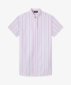 【アーペーセー/A.P.C.】のシャツワンピース 大人の最旬トレンドファッション＆コーディネート founy(ファウニー) ファッション Fashion レディースファッション Fashion for Women ワンピース Dresses シャツワンピース / 1枚で着映えコーデ Shirt Dresses ストレート Straight, Straight Cut ダウン Down, Puffer プリーツ Pleats, Pleated ボックス Boxy, Box Shape ヨーク Yoke, Yoke Design |ID:prp329100004987361