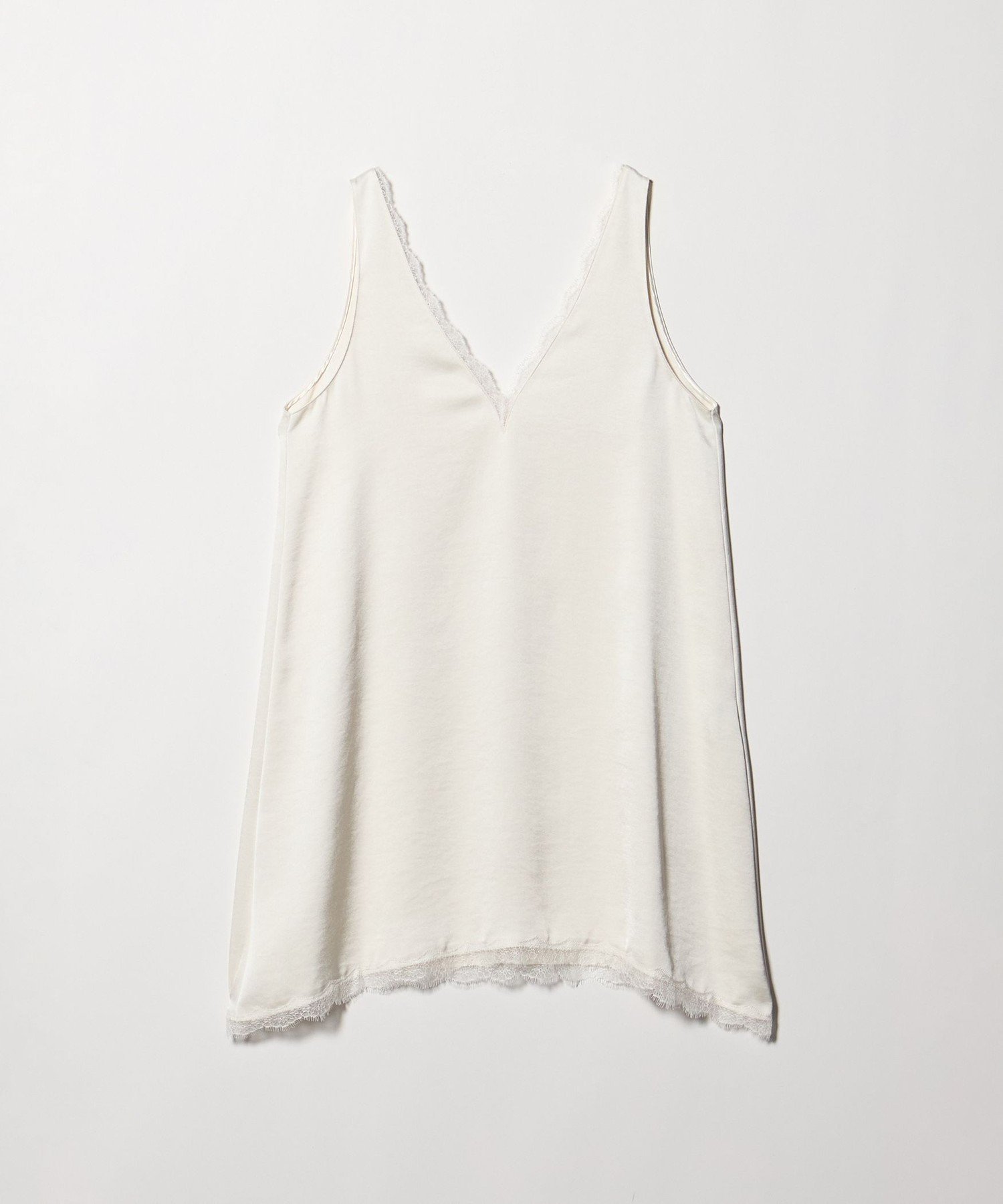 【ビューティ&ユース ユナイテッドアローズ/BEAUTY&YOUTH / UNITED ARROWS】のレース ノースリーブ ミニワンピース ウォッシャブル インテリア・キッズ・メンズ・レディースファッション・服の通販 founy(ファウニー) 　ファッション　Fashion　レディースファッション　Fashion for Women　ワンピース　Dresses　インナー　Innerwear　ウォッシャブル　Machine Washable　サテン　Satin, Glossy Fabric　デニム　Denim, Jeans Material　トレンド　Trend, Trending Now　ドッキング　Docking, Mixed Material　ノースリーブ　Sleeveless, No-Sleeve　ボトム　Bottoms, Lower Wear　ポロシャツ　Polo Shirt, Collared Tee　ランジェリー　Lingerie, Intimate Wear　レース　Lace, Lace Fabric　おすすめ　Recommended / Our Picks　エレガント 上品　Elegant　OFF WHITE|ID: prp329100004987364 ipo3291000000037360435
