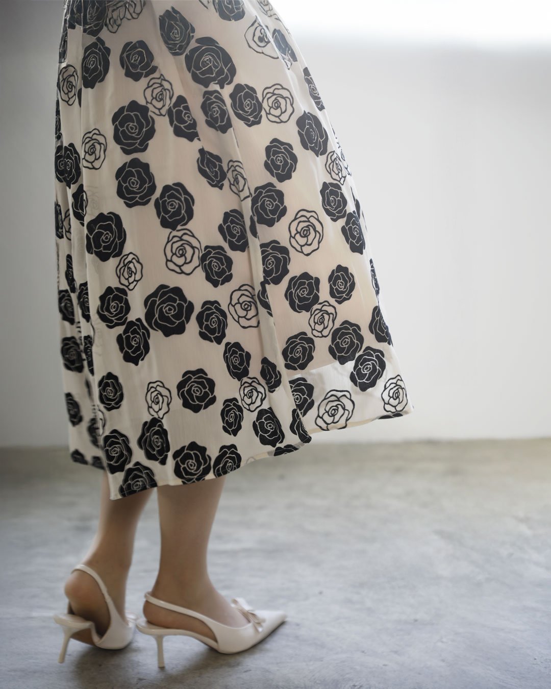 【レジーナリスレ/Regina Risurre】の【ジョリ ローズ スカート】 インテリア・キッズ・メンズ・レディースファッション・服の通販 founy(ファウニー) 　ファッション　Fashion　レディースファッション　Fashion for Women　スカート　Skirts　ローズ　Rose, Rose Motif　エレガント 上品　Elegant　ベージュ × ローズ|ID: prp329100004987367 ipo3291000000037360488