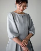 【レジーナリスレ/Regina Risurre】の【キレイ ワンピ リリアン】 大人の最旬トレンドファッション＆コーディネート founy(ファウニー) ファッション Fashion レディースファッション Fashion for Women ワンピース Dresses フィット Fit, Slim Fit フォーマル Formal, Dressy リボン Ribbon, Bow thumbnail アクア グレー|ID: prp329100004987368 ipo3291000000037360491