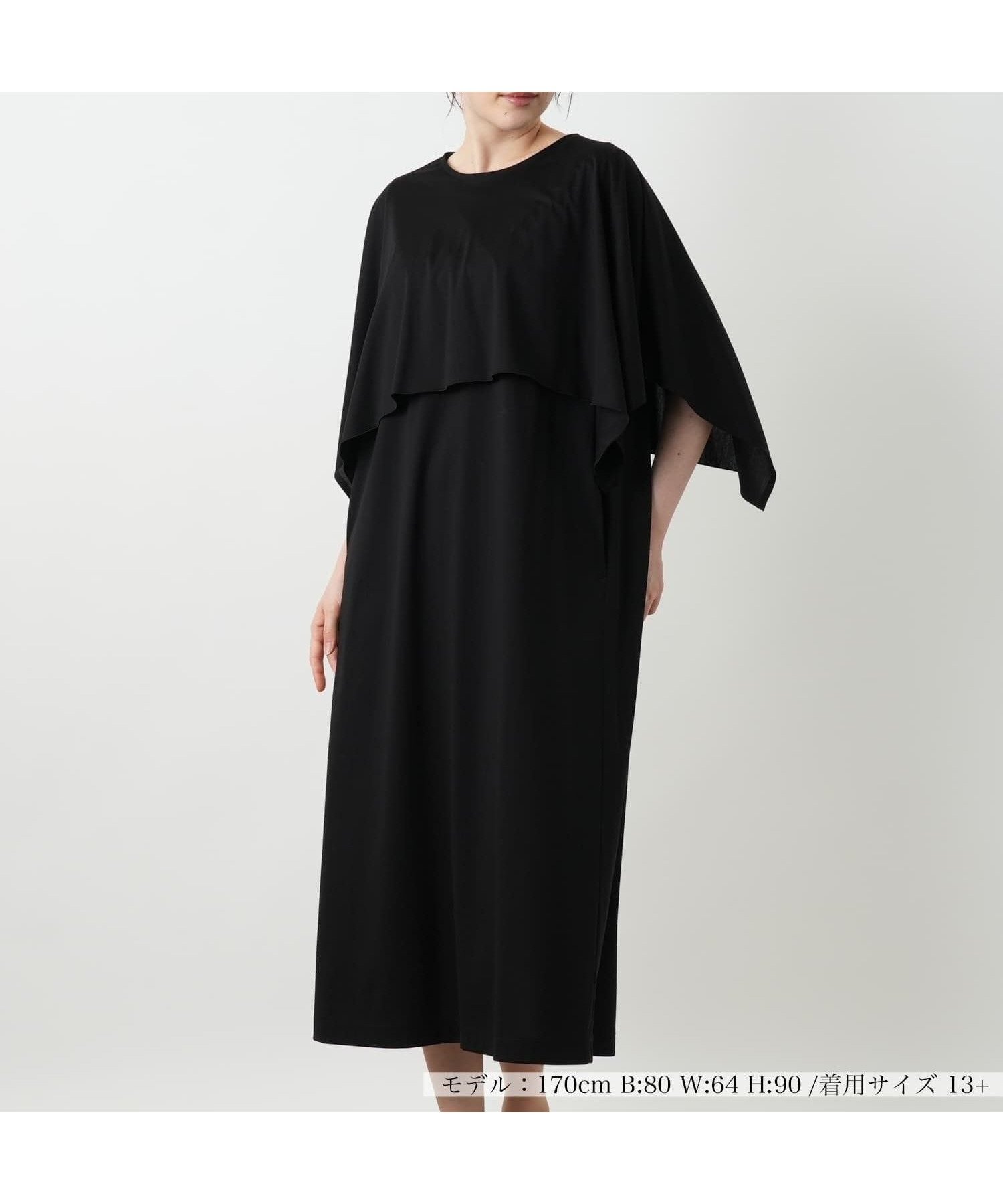 【レリアンプラスハウス/Leilian PLUS HOUSE】の2wayワンピース【BOURGE】 インテリア・キッズ・メンズ・レディースファッション・服の通販 founy(ファウニー) 　ファッション　Fashion　レディースファッション　Fashion for Women　ワンピース　Dresses　ウォッシャブル　Machine Washable　シンプル　Simple, Minimal　ノースリーブ　Sleeveless, No-Sleeve　ポケット　Pocket, Pocket Detail　ブラック|ID: prp329100004987377 ipo3291000000037360535