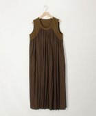 【ノーリーズ/NOLLEY'S】のデザインヨーク切替ワンピース 大人の最旬トレンドファッション＆コーディネート founy(ファウニー) ファッション Fashion レディースファッション Fashion for Women ワンピース Dresses ギャザー Gathered, Ruffled 切替 Switching, Contrast Panel ノースリーブ Sleeveless, No-Sleeve ポケット Pocket, Pocket Detail ヨーク Yoke, Yoke Design アウトレット Outlet / Clearance おすすめ Recommended / Our Picks エレガント 上品 Elegant 2026年 2026 2026春夏・S/S Spring/Summer 2026 SS26 thumbnail ブラウン|ID: prp329100004987389 ipo3291000000037360635