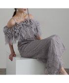 【プールヴー/PourVous】のグリッター オフショルダー 結婚式 パーティードレス オケージョンドレス 大人の最旬トレンドファッション＆コーディネート founy(ファウニー) ファッション Fashion レディースファッション Fashion for Women ワンピース Dresses フォーマル・パーティードレス・結婚式用ドレス Elegant & Casual Dresses おすすめ Recommended / Our Picks グリッター Glitter, Sparkle セレモニー Ceremony チュール Tulip, Tulip Motif デコルテ Décolleté, Neckline ドレス Dress, One-Piece フリル Frill, Ruffle レース Lace, Lace Fabric エレガント 上品 Elegant 二次会 After Party 結婚式 Wedding thumbnail グレー|ID: prp329100004987393 ipo3291000000037360670