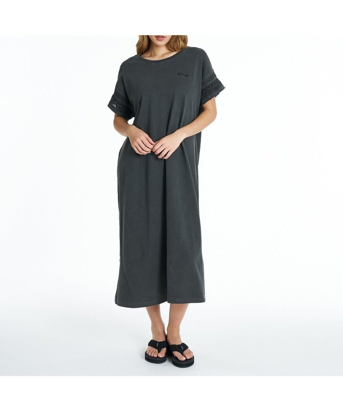 【ロキシー/ROXY】のHORIZON DRESS 【2026年夏モデル】 インテリア・キッズ・メンズ・レディースファッション・服の通販 founy(ファウニー) https://founy.com/ ファッション Fashion レディースファッション Fashion for Women ワンピース Dresses フォーマル・パーティードレス・結婚式用ドレス Elegant & Casual Dresses カットオフ Cut-Off Design デニム Denim, Jeans Material ボトム Bottoms, Lower Wear レース Lace, Lace Fabric ロング Long, Long-Length 夏 Summer |ID: prp329100004987394 ipo3291000000037360672