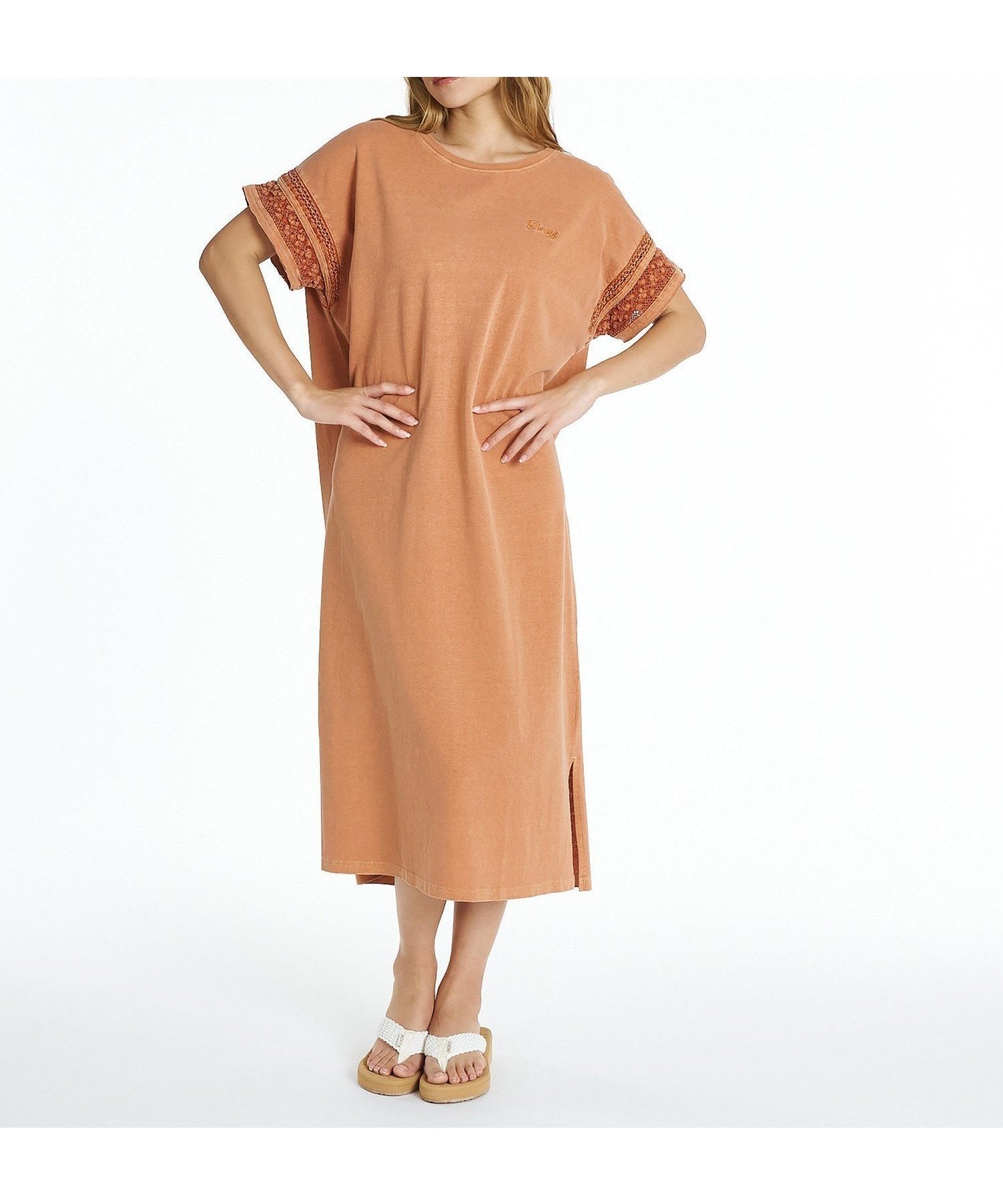 【ロキシー/ROXY】のHORIZON DRESS 【2026年夏モデル】 インテリア・キッズ・メンズ・レディースファッション・服の通販 founy(ファウニー) 　ファッション　Fashion　レディースファッション　Fashion for Women　ワンピース　Dresses　フォーマル・パーティードレス・結婚式用ドレス　Elegant & Casual Dresses　カットオフ　Cut-Off Design　デニム　Denim, Jeans Material　ボトム　Bottoms, Lower Wear　レース　Lace, Lace Fabric　ロング　Long, Long-Length　夏　Summer　ORG|ID: prp329100004987394 ipo3291000000037360675