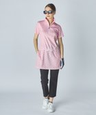 【フィラゴルフ マリクレール/FILA GOLF marie claire】のmarie claire sport/ハーフジップチュニック PK|ID: prp329100004987395 ipo3291000000037360696