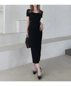 【ロイヤルパーティー/ROYAL PARTY】の【20th】ウエストレースリブニットタイトワンピース 大人の最旬トレンドファッション＆コーディネート founy(ファウニー) ファッション Fashion レディースファッション Fashion for Women ワンピース Dresses シンプル Simple, Minimal スリット Slit, Slit Detail デコルテ Décolleté, Neckline フラワー Flower, Floral レース Lace, Lace Fabric エレガント 上品 Elegant 人気 Popular, Best Seller 切替 Switching, Contrast Panel thumbnail ブラック|ID: prp329100004987396 ipo3291000000037360704