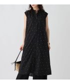 【エルーラ/Elura】の刺繍ドットシャツワンピース 低身長サイズあり /491493 大人の最旬トレンドファッション＆コーディネート founy(ファウニー) ファッション Fashion レディースファッション Fashion for Women ワンピース Dresses シャツワンピース / 1枚で着映えコーデ Shirt Dresses ギャザー Gathered, Ruffled シューズ Shoes, Footwear スリーブ Sleeve, Long Sleeve / Short Sleeve デニム Denim, Jeans Material ドット Polka Dot, Dot Pattern フラット Flat, Flat Shoes フレンチ French, French Style リラックス Relax, Relaxed Fit ワイド Wide, Wide Fit 羽織 Haori, Light Jacket thumbnail ブラック09|ID: prp329100004987411 ipo3291000000037360967