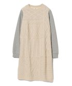 【ビームス ウイメン/BEAMS】のパッチワーク風 ニットコンビ ワンピース 大人の最旬トレンドファッション＆コーディネート founy(ファウニー) ファッション Fashion レディースファッション Fashion for Women ワンピース Dresses おすすめ Recommended / Our Picks コンビ Combo, Combination Style パッチワーク Patchwork, Mixed Fabric リラックス Relax, Relaxed Fit ロング Long, Long-Length thumbnail IVORY|ID: prp329100004987412 ipo3291000000037360969
