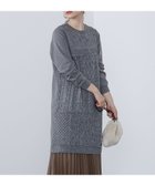 【ビームス ウイメン/BEAMS】のパッチワーク風 ニットコンビ ワンピース 大人の最旬トレンドファッション＆コーディネート founy(ファウニー) ファッション Fashion レディースファッション Fashion for Women ワンピース Dresses おすすめ Recommended / Our Picks コンビ Combo, Combination Style パッチワーク Patchwork, Mixed Fabric リラックス Relax, Relaxed Fit ロング Long, Long-Length thumbnail GREY|ID: prp329100004987412 ipo3291000000037360970