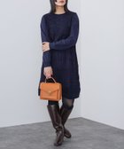 【ビームス ウイメン/BEAMS】のパッチワーク風 ニットコンビ ワンピース 大人の最旬トレンドファッション＆コーディネート founy(ファウニー) ファッション Fashion レディースファッション Fashion for Women ワンピース Dresses おすすめ Recommended / Our Picks コンビ Combo, Combination Style パッチワーク Patchwork, Mixed Fabric リラックス Relax, Relaxed Fit ロング Long, Long-Length thumbnail NAVY|ID: prp329100004987412 ipo3291000000037360971