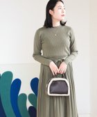 【ビームス ウイメン/BEAMS】のリブニット スカートセットアップ(S~M・セットアイテム) 大人の最旬トレンドファッション＆コーディネート founy(ファウニー) ファッション Fashion レディースファッション Fashion for Women セットアップ Matching Sets スカート・ミニ/ミディ/マキシ Skirts / Mini, Midi & Maxi Skirts シンプル Simple, Minimal セットアップ Set-Up, Coordinated Outfit ハイネック High Neck, Mock Neck フィット Fit, Slim Fit プリーツ Pleats, Pleated ベーシック Basic, Essential リブニット Rib Knit, Ribbed Knit ワイドリブ Wide Rib, Wide Ribbed Knit エレガント 上品 Elegant thumbnail OLIVE|ID: prp329100004987413 ipo3291000000037360976