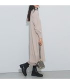 【ビームス ウイメン/BEAMS】のハイネックレイヤード ニットワンピース 大人の最旬トレンドファッション＆コーディネート founy(ファウニー) ファッション Fashion レディースファッション Fashion for Women ワンピース Dresses ニットワンピース Knit Dresses おすすめ Recommended / Our Picks インナー Innerwear サテン Satin, Glossy Fabric プリーツ Pleats, Pleated ミドル Middle Length, Mid Height thumbnail BEIGE|ID: prp329100004987414 ipo3291000000037360981