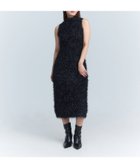 【エイミーイストワール/eimy istoire】のリボンファンシーヤーンニットワンピース 大人の最旬トレンドファッション＆コーディネート founy(ファウニー) ファッション Fashion レディースファッション Fashion for Women ワンピース Dresses ニットワンピース Knit Dresses おすすめ Recommended / Our Picks カーディガン Cardigan, Knitwear ショート Short, Short Length ノースリーブ Sleeveless, No-Sleeve 再入荷 Restock / Back in Stock thumbnail BLACK|ID: prp329100004987418 ipo3291000000037360994