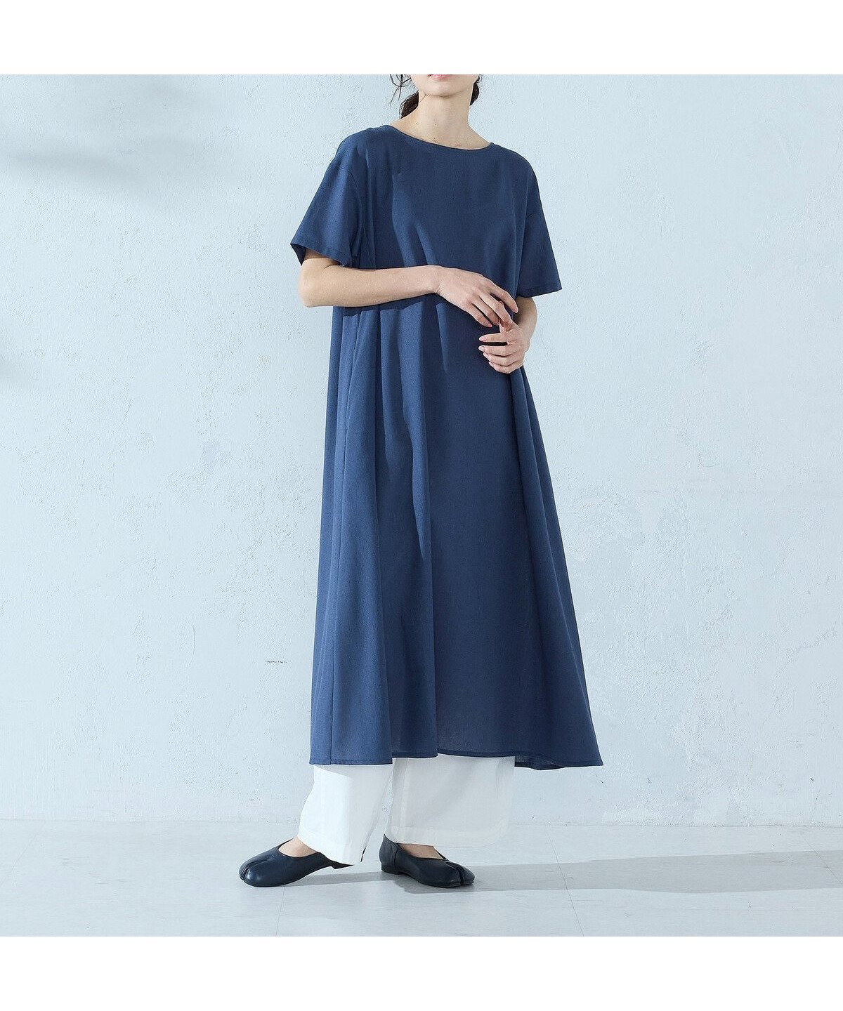 【コムサイズム/COMME CA ISM】の半袖 アッパッパ 大人の最旬トレンドファッション＆コーディネート founy(ファウニー) 　ファッション　Fashion　レディースファッション　Fashion for Women　トップス・カットソー　Cut & Sew Tops　ギャザー　Gathered, Ruffled　シンプル　Simple, Minimal　デニム　Denim, Jeans Material　ペチコート　Petticoat, Underskirt　ポケット　Pocket, Pocket Detail　半袖　Short Sleeve, Half Sleeve　ミックス　Mix, Mixed Style　ヨーク　Yoke, Yoke Design　おすすめ　Recommended / Our Picks　夏　Summer　 other-1|ID: prp329100004987423 ipo3291000000037361553