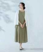 【コムサイズム/COMME CA ISM】のノースリーブ アッパッパ 大人の最旬トレンドファッション＆コーディネート founy(ファウニー) ファッション Fashion レディースファッション Fashion for Women トップス・カットソー Cut & Sew Tops キャミソール&ノースリーブ Camisoles & Sleeveless Tops カーディガン Cardigan, Knitwear ショート Short, Short Length ノースリーブ Sleeveless, No-Sleeve バランス Balance, Style Balance ペチコート Petticoat, Underskirt ポケット Pocket, Pocket Detail ミックス Mix, Mixed Style ヨーク Yoke, Yoke Design 夏 Summer thumbnail カーキ|ID: prp329100004987424 ipo3291000000037361562