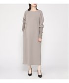 【インタープラネット/INTERPLANET】の【CLOCHE】ダンボールニットロングリブワンピース 大人の最旬トレンドファッション＆コーディネート founy(ファウニー) ファッション Fashion レディースファッション Fashion for Women ワンピース Dresses スリット Slit, Slit Detail thumbnail ベージュ|ID: prp329100004987426 ipo3291000000037361725