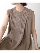 【バブ ブージュルード/Bab Bou Jeloud】の【WEB限定】前後2WAYケーブルニットワンピース 大人の最旬トレンドファッション&コーディネート founy(ファウニー) ファッション Fashion レディースファッション Fashion for Women ワンピース Dresses ニットワンピース Knit Dresses インナー Innerwear スマート Smart, Elegant スリット Slit, Slit Detail 長袖 Long Sleeve, Full Sleeve フロント Front, Front Design ボトム Bottoms, Lower Wear ワイド Wide, Wide Fit 再入荷 Restock / Back in Stock thumbnail MOCHA|ID: prp329100004987427 ipo3291000000037361728