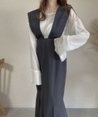 【バブ ブージュルード/Bab Bou Jeloud】の【koko*Bab】2WAYマーメイドジャンパースカート 大人の最旬トレンドファッション＆コーディネート founy(ファウニー) ファッション Fashion レディースファッション Fashion for Women スカート Skirts カットソー Cut and Sewn Top カーディガン Cardigan, Knitwear コラボ Collaboration, Collab スウェット / スエット Sweatshirt, Sweatwear スリット Slit, Slit Detail 人気 Popular, Best Seller フィット Fit, Slim Fit プリーツ Pleats, Pleated リブニット Rib Knit, Ribbed Knit おすすめ Recommended / Our Picks thumbnail BLACK|ID: prp329100004987428 ipo3291000000037361733
