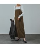 【サロン アダム エ ロペ/SALON adam et rope'】のパールレザーライクキャミワンピース 大人の最旬トレンドファッション＆コーディネート founy(ファウニー) ファッション Fashion レディースファッション Fashion for Women ワンピース Dresses キャミソールワンピース Camisole Dresses インナー Innerwear 春 Spring カーディガン Cardigan, Knitwear キャミワンピース Cami Dress, Slip Dress ジャケット Jacket, Outerwear なめらか Smooth, Silky Texture ポケット Pocket, Pocket Detail ロング Long, Long-Length A/W・秋冬 Autumn/Winter S/S・春夏 SS, Spring/Summer, Warm Season 夏 Summer エレガント 上品 Elegant thumbnail ブラウン系(23)|ID: prp329100004987436 ipo3291000000037361783