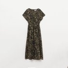 【エリオポール/heliopole】のPRINTED SEERSUCKER DRESS 大人の最旬トレンドファッション＆コーディネート founy(ファウニー) ファッション Fashion レディースファッション Fashion for Women ワンピース Dresses フォーマル・パーティードレス・結婚式用ドレス Elegant & Casual Dresses イエロー Yellow シャーリング Shirring, Ruched ドレス Dress, One-Piece プリント Print, Printed Pattern ボタニカル Botanical, Floral Pattern ポケット Pocket, Pocket Detail モダン Modern, Contemporary リーフ Leaf, Botanical Leaf 人気 Popular, Best Seller 夏 Summer 春 Spring S/S・春夏 SS, Spring/Summer, Warm Season thumbnail ブラック|ID: prp329100004987439 ipo3291000000037361800