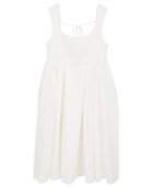 【ソフィット/Soffitto】の【ATELIER EDITION/アトリエ エディション 】Pleated Cotton Dress 大人の最旬トレンドファッション＆コーディネート founy(ファウニー) ファッション Fashion レディースファッション Fashion for Women ワンピース Dresses フォーマル・パーティードレス・結婚式用ドレス Elegant & Casual Dresses コレクション Collection, Seasonal Line スリーブ Sleeve, Long Sleeve / Short Sleeve フェミニン Feminine, Girly プリーツ Pleats, Pleated リボン Ribbon, Bow エレガント 上品 Elegant thumbnail ホワイト|ID: prp329100004987447 ipo3291000000037362018