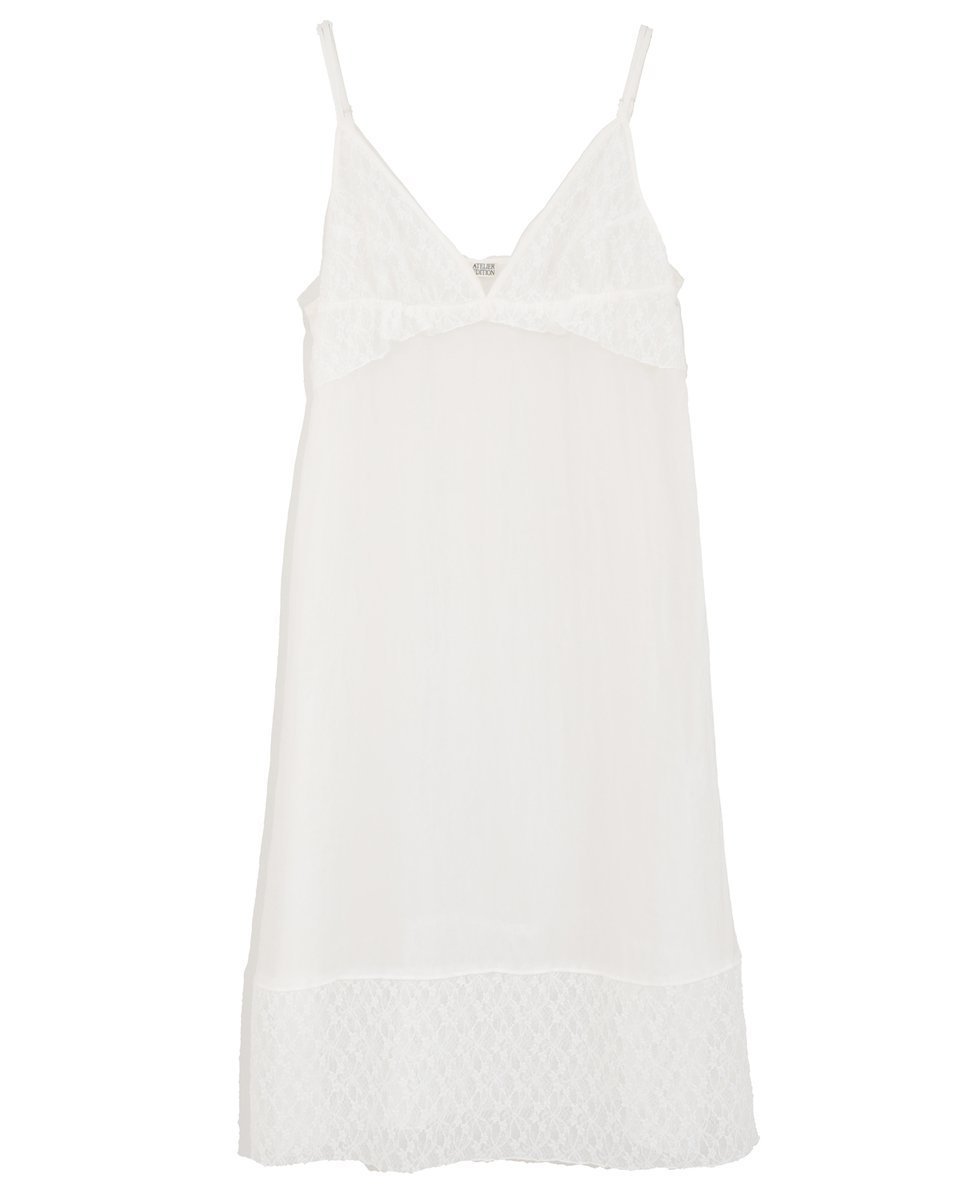 【ソフィット/Soffitto】の【ATELIER EDITION/アトリエ エディション 】Lace Layered Dress インテリア・キッズ・メンズ・レディースファッション・服の通販 founy(ファウニー) 　ファッション　Fashion　レディースファッション　Fashion for Women　ワンピース　Dresses　フォーマル・パーティードレス・結婚式用ドレス　Elegant & Casual Dresses　コレクション　Collection, Seasonal Line　シアー　Sheer, See-Through　フィット　Fit, Slim Fit　フェミニン　Feminine, Girly　フリル　Frill, Ruffle　レギュラー　Regular, Standard Fit　レース　Lace, Lace Fabric　ホワイト|ID: prp329100004987448 ipo3291000000037362020