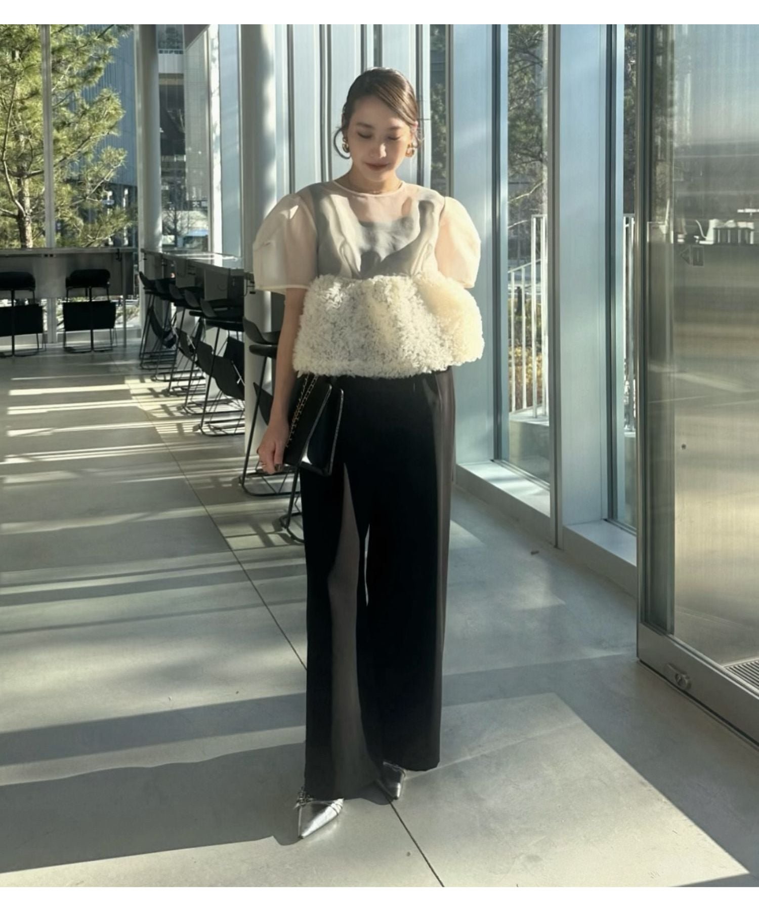【アンドレスド/ANDRESD】の【2点セット】結婚式・二次会対応 ペプラムパンツドレス インテリア・キッズ・メンズ・レディースファッション・服の通販 founy(ファウニー) 　ファッション　Fashion　レディースファッション　Fashion for Women　パンツ　Pants & Trousers　オケージョン　Occasion Wear　オーガンジー　Organza Fabric　スクエア　Square, Square Shape　セットアップ　Set-Up, Coordinated Outfit　デコルテ　Décolleté, Neckline　ドレス　Dress, One-Piece　バランス　Balance, Style Balance　パイピング　Piping, Trim Design　フリル　Frill, Ruffle　ペプラム　Peplum, Flared Hem　ワイド　Wide, Wide Fit　おすすめ　Recommended / Our Picks　セレモニー　Ceremony　結婚式　Wedding　披露宴　Wedding Reception　二次会　After Party　ベージュブラック|ID: prp329100004987456 ipo3291000000037362064