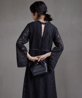 【ヘラム/hellam】のジャガード フレアワンピース 大人の最旬トレンドファッション＆コーディネート founy(ファウニー) ファッション Fashion レディースファッション Fashion for Women ワンピース Dresses フレア Flare, Flared エレガント 上品 Elegant |ID:prp329100004987459