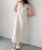 【リバーフィールド アンド コー/RIVER FIELD & Co】のVネック ノースリーブ Aライン ロングワンピース 大人の最旬トレンドファッション＆コーディネート founy(ファウニー) ファッション Fashion レディースファッション Fashion for Women ワンピース Dresses ノースリーブ Sleeveless, No-Sleeve バランス Balance, Style Balance フレア Flare, Flared ロング Long, Long-Length 再入荷 Restock / Back in Stock thumbnail IV|ID: prp329100004987464 ipo3291000000037362097