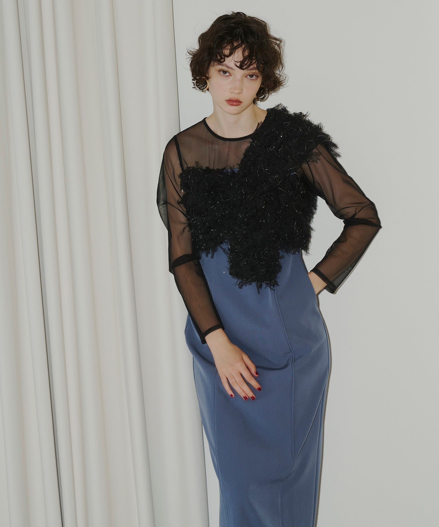 【アンドレスド/ANDRESD】の結婚式・お呼ばれ対応 ラメフリンジドレス インテリア・キッズ・メンズ・レディースファッション・服の通販 founy(ファウニー) ファッション Fashion レディースファッション Fashion for Women ワンピース Dresses フォーマル・パーティードレス・結婚式用ドレス Elegant & Casual Dresses シンプル Simple, Minimal スリット Slit, Slit Detail ダブル Double, Double-Breasted チュール Tulip, Tulip Motif ドレス Dress, One-Piece バランス Balance, Style Balance パイピング Piping, Trim Design フリンジ Fringe, Tassel ミックス Mix, Mixed Style おすすめ Recommended / Our Picks 結婚式 Wedding 披露宴 Wedding Reception 二次会 After Party ブルー|ID: prp329100004987468 ipo3291000000037362118